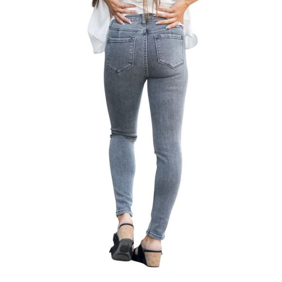 KanCan Gray High Rise Skinny Jeans - Women's Size 11/29 Estilo KC7342LG - Picture 2 of 11